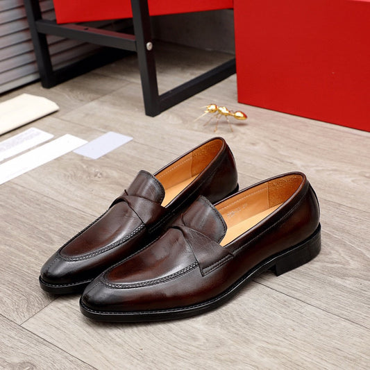 Designer design haute couture men's loafers