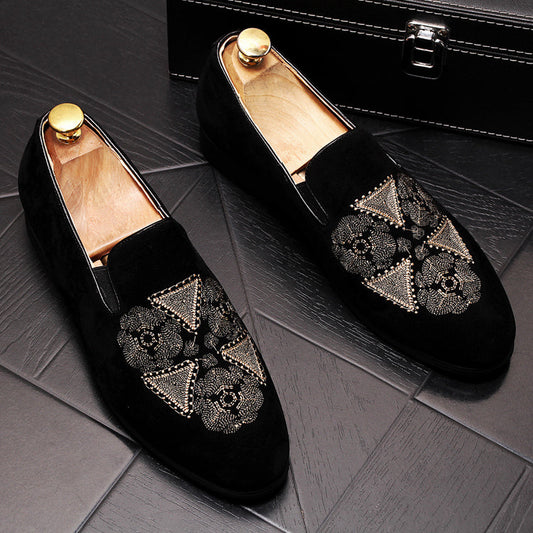 High-end Embroidered Loafers