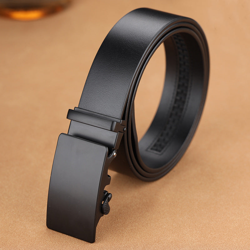 Genuine leather automatic buckle pure cowhide business dress belt