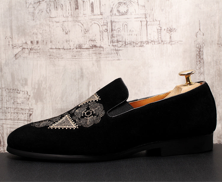 High-end Embroidered Loafers