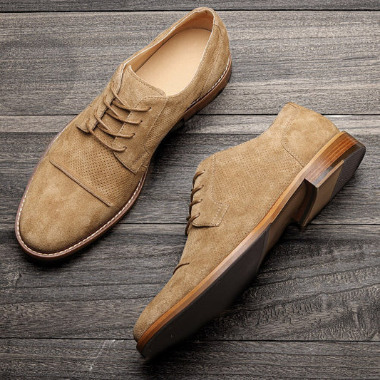 Men_s Dress shoes Suede Derby Shoes