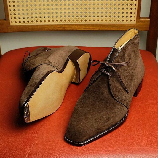 Suede Chukka Boots for Men