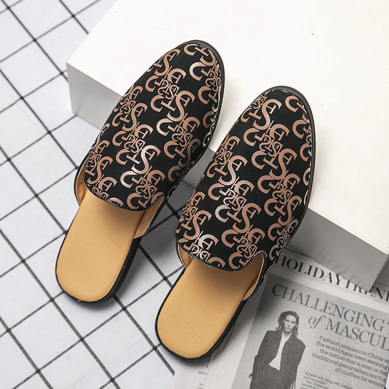 Summer Heelless Lazy Half Slipper Casual Sandals