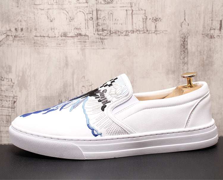 Casual Embroidered Loafers