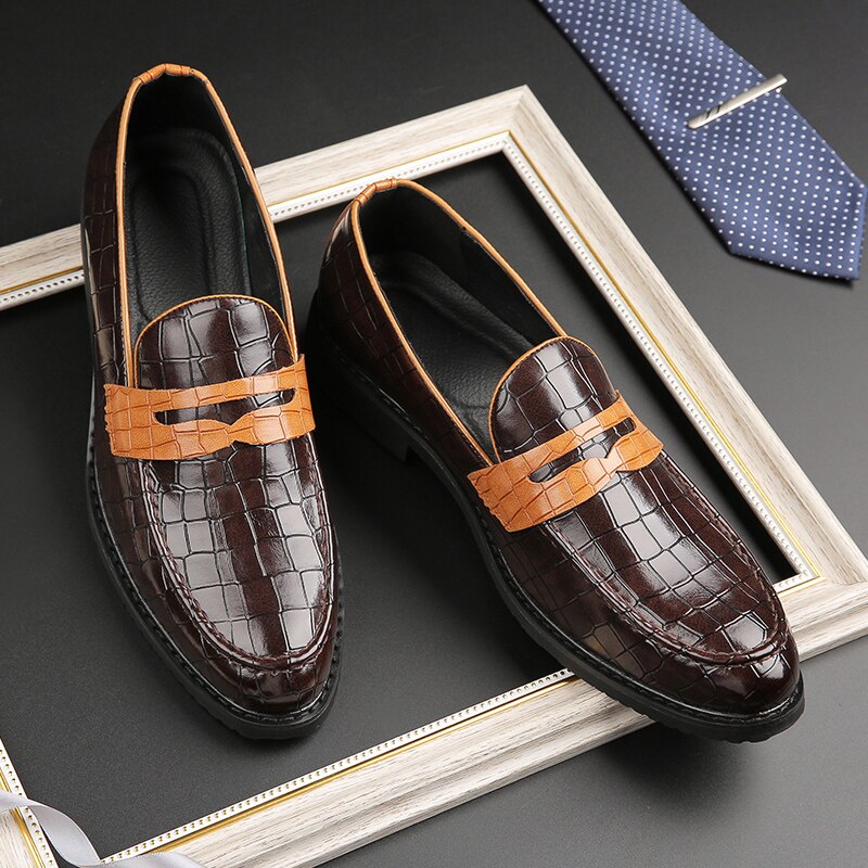 New British Casual Leather Shoes Loafers