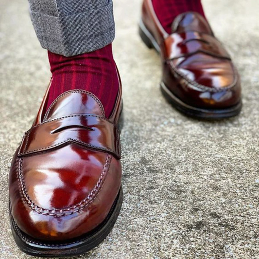 Classic Brown Casual Loafers Men's Shoes