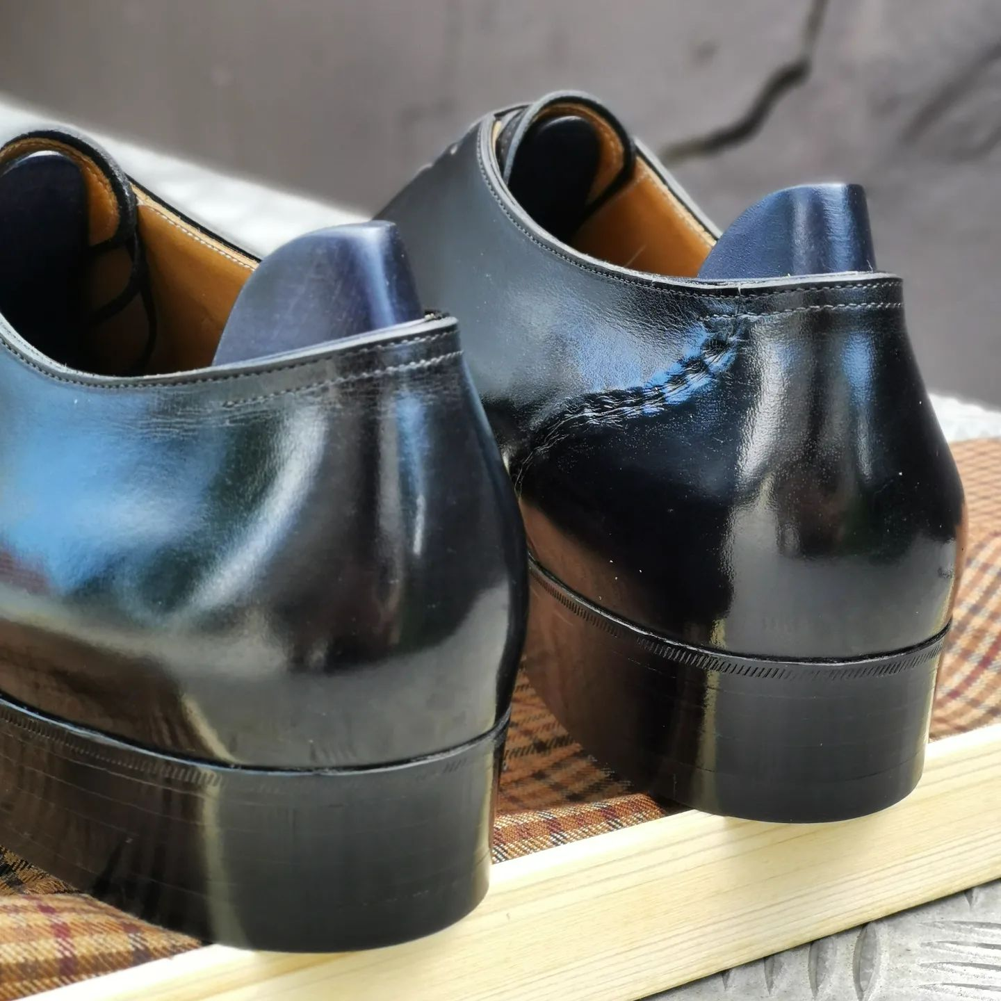 Black Simple Oxford Shoes