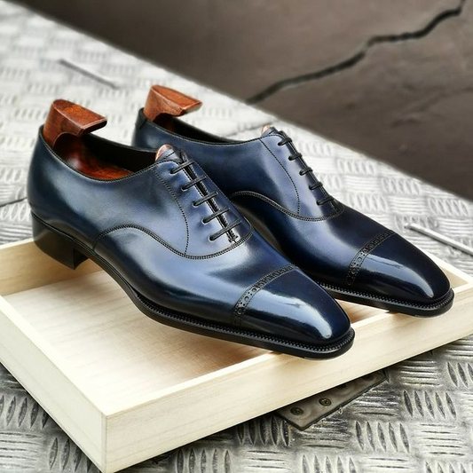 Sapphire Blue Business Oxford Brogues