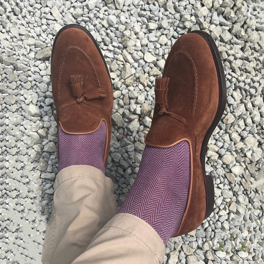 2022 Men's Elegant Business Casual Tassel Loafers Shoes L009
