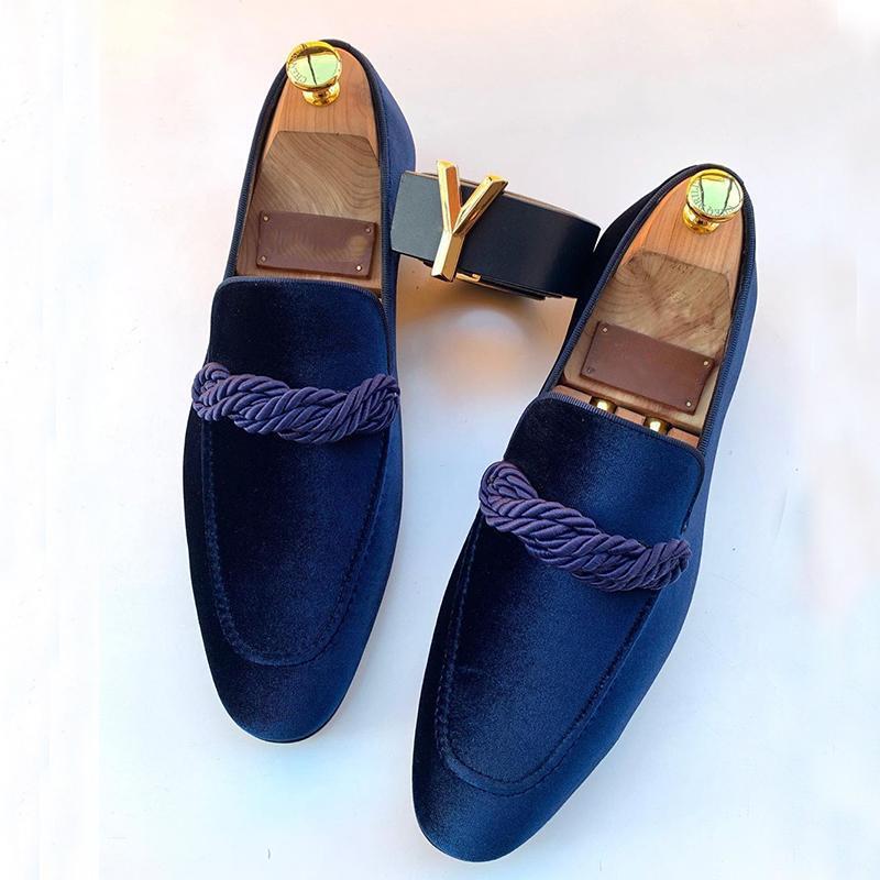 Suede Pointed Toe Loafers