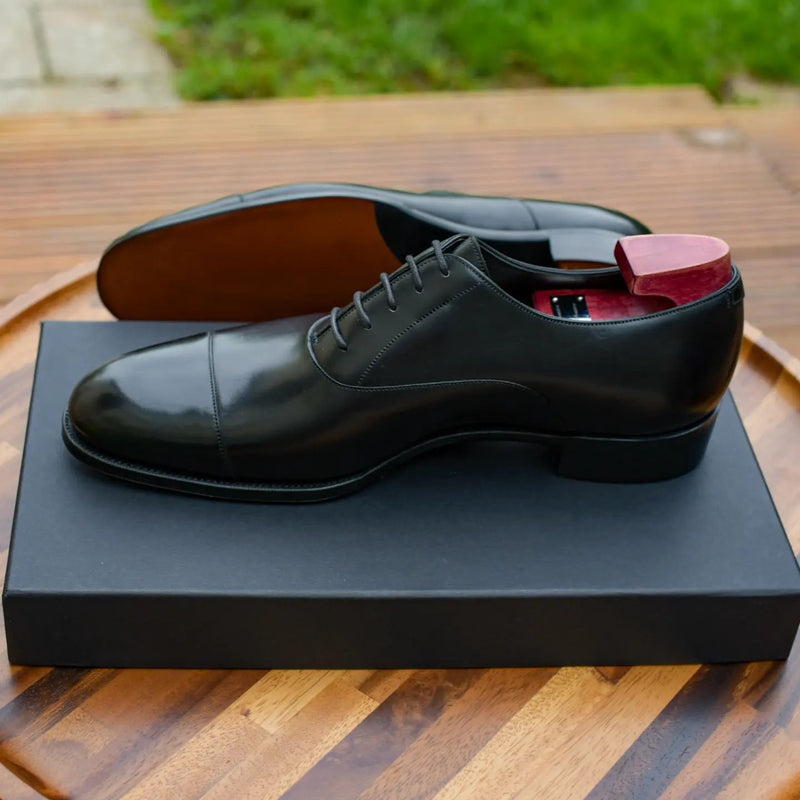 Simple and fashionable lace-up business formal leather shoes