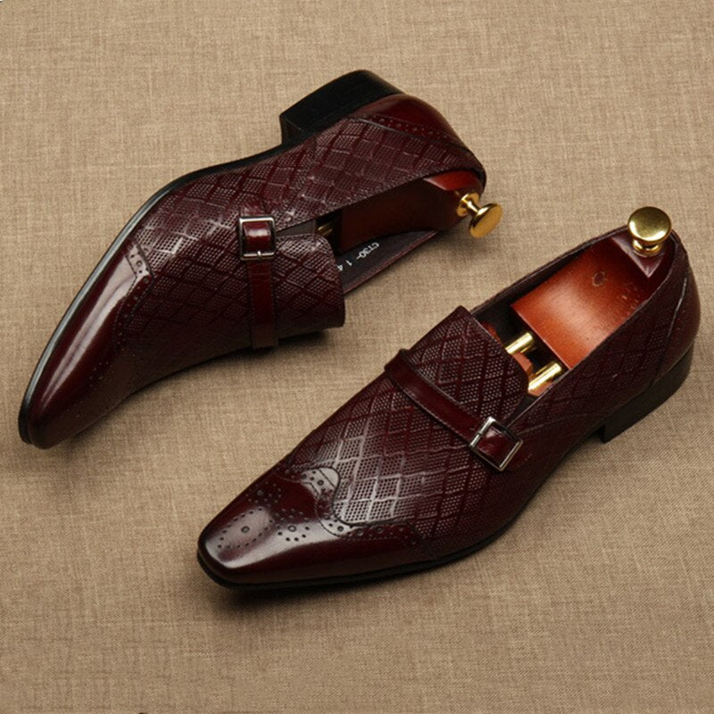 Italy Handmade Genuine Leather Men Formal Shoes