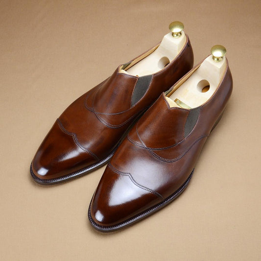 New fashion design slip-on leather shoes