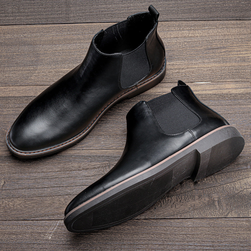 Men's Chelsea Boots Fashion Retro Men's Short Boots