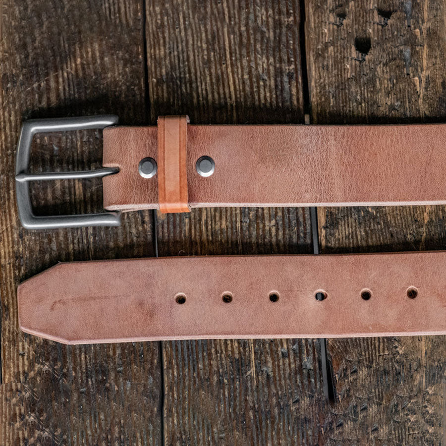 Light Brown Men's Vintage Belt