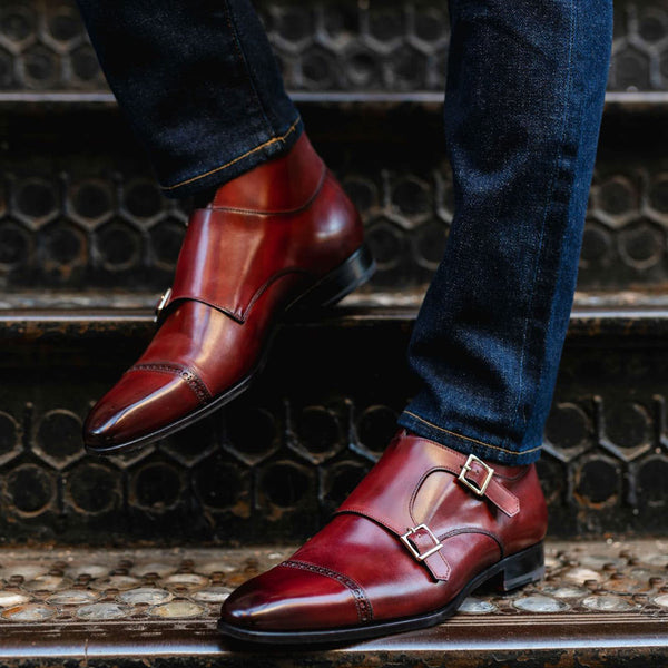 Double Monk Strap Boot