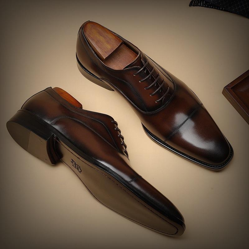 Business formal three-joint men's shoes
