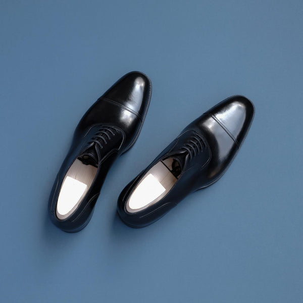 Black Lace-Up Classic Premium Men's Dress Shoes Oxford Shoes