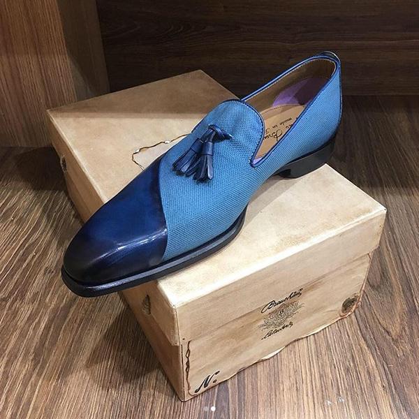 Italy Handmade Men Loafers