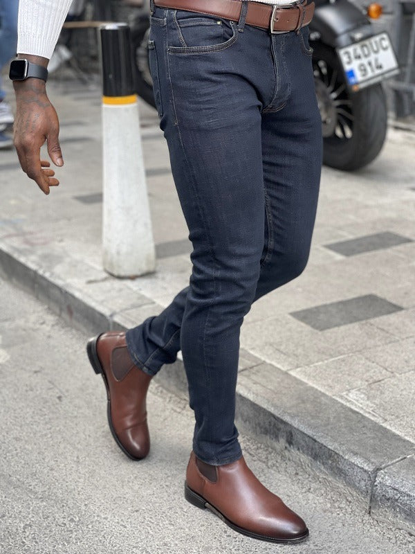 Franklin Blue Slim Fit Jeans