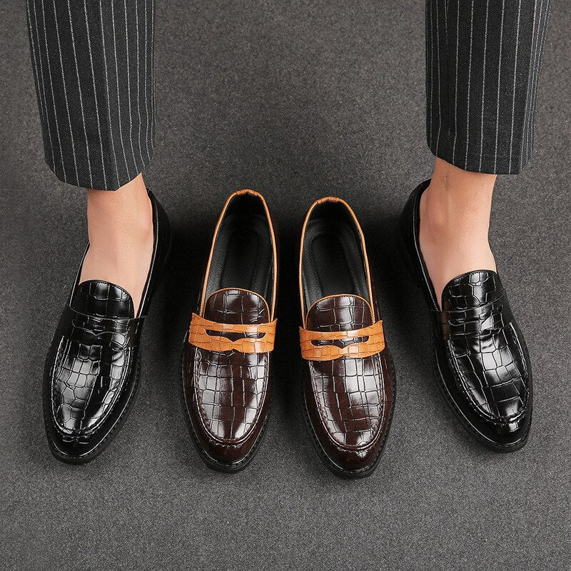 New British Casual Leather Shoes Loafers