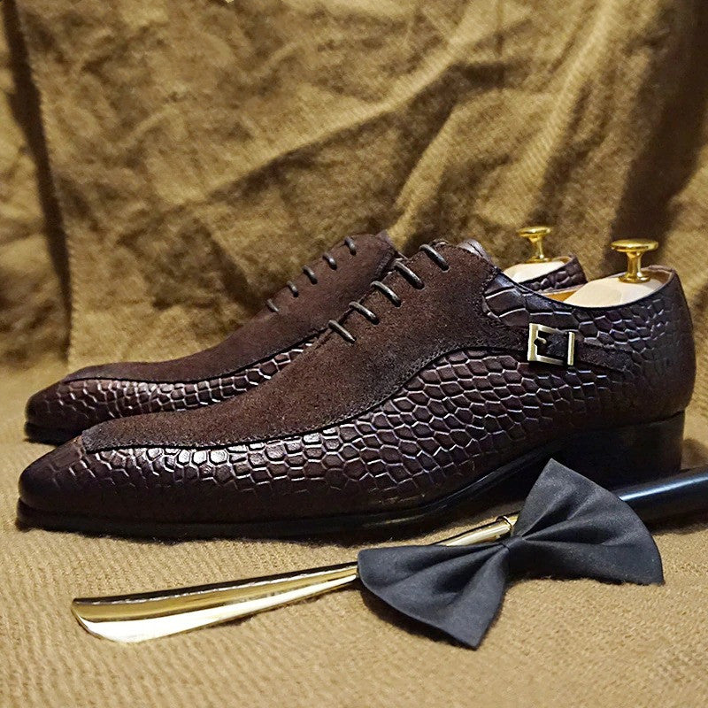 Luxury Men Oxford Shoes Lace up Dress shoes