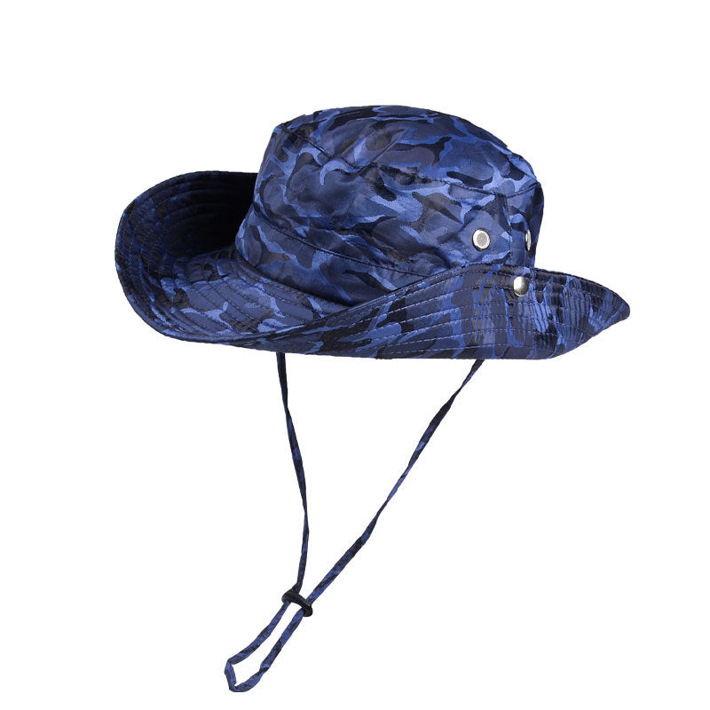 Camouflage sun hat outdoor fishing mountaineering sunshade sunscreen fisherman hat 9042