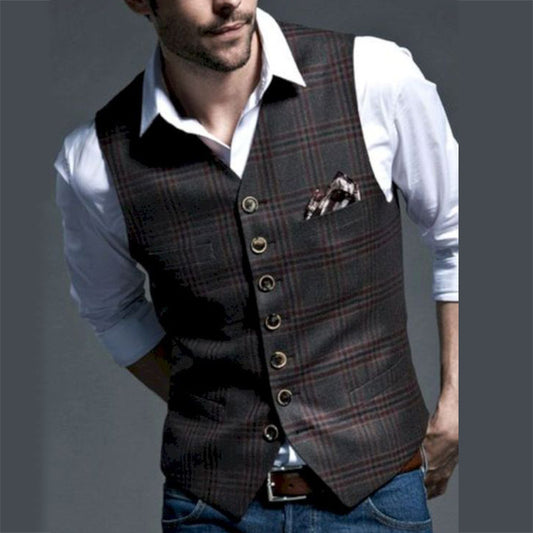 2022 spring new fashion temperament British style casual bottoming vest