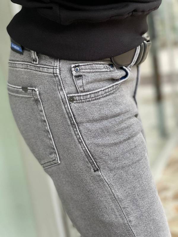 Gray Slim Fit Jeans