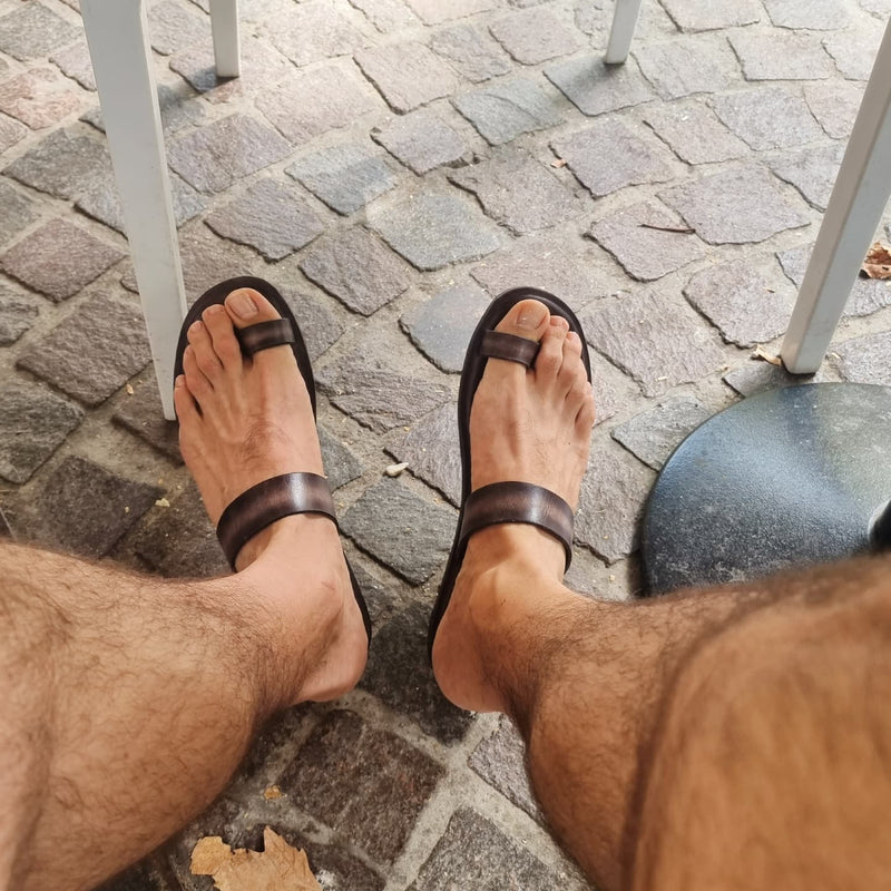 Purple Gradient Men's Casual Beach Sandals