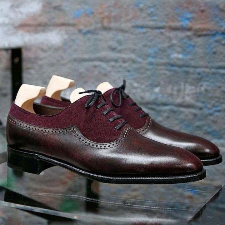 Men's stitching Oxford business shoes