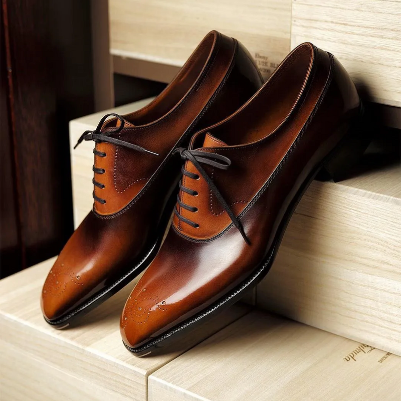 Classic Brown Dress Oxford Shoes