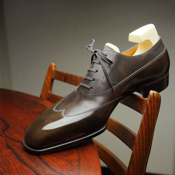 Modern Fashion Design Brogue Printed Men Dress Shoes