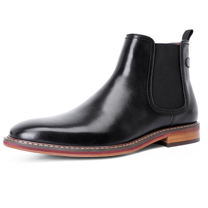 Martin boots formal Chelsea boots fleece business leather