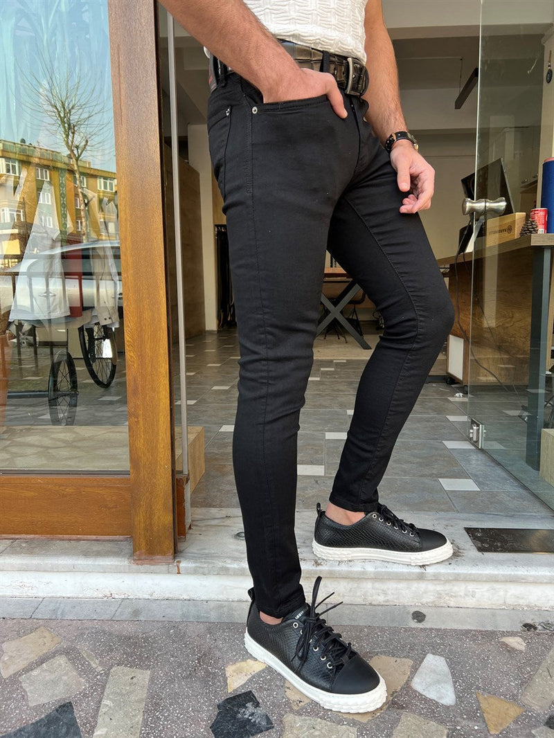 Slim Fit Side Pocket Jeans