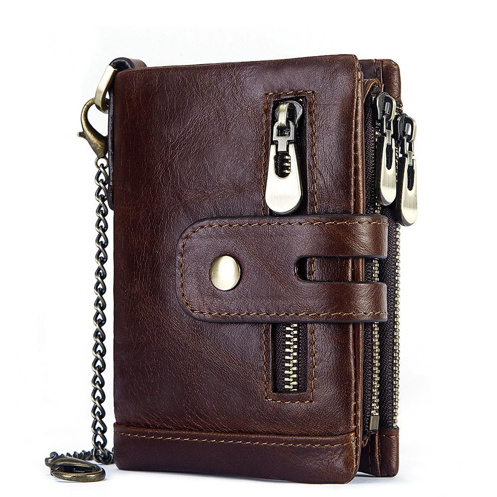 Geniune Leather Handmade Men's Wallets 04